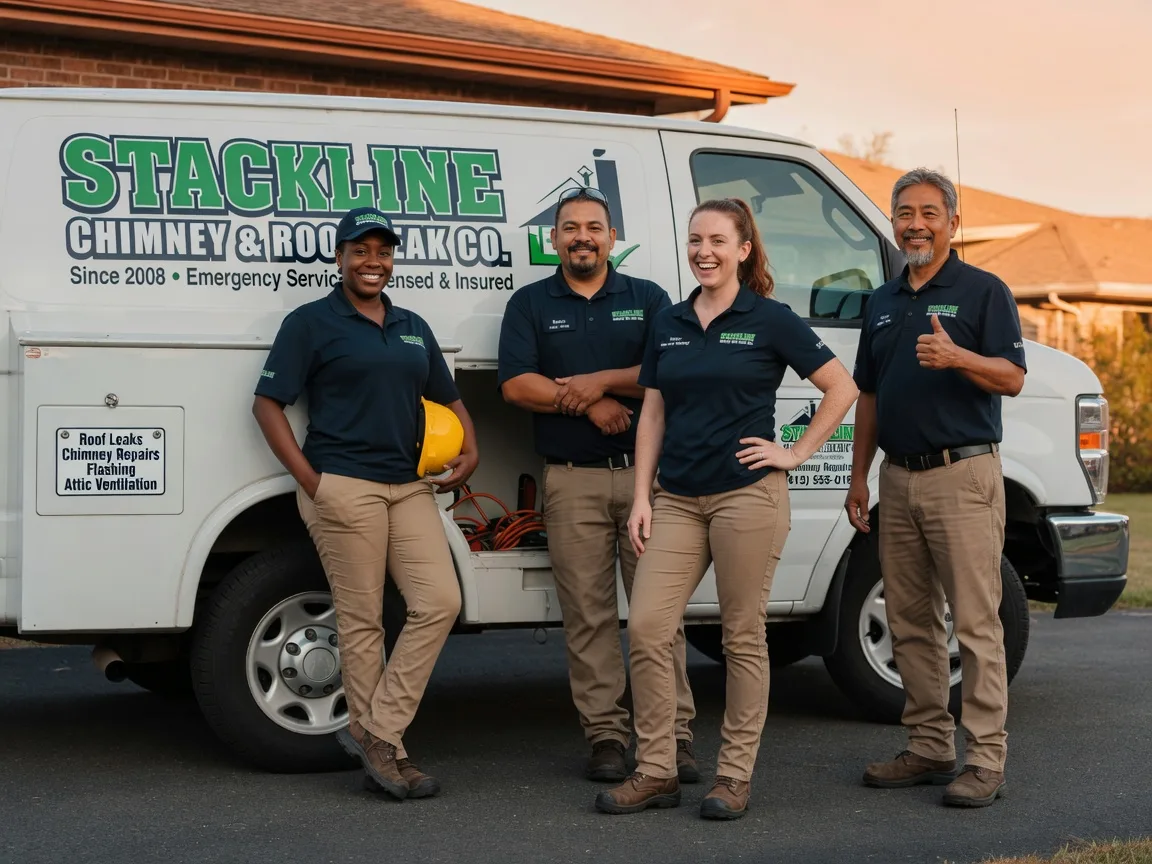 Chimney flashing repair company in Henderson, TX